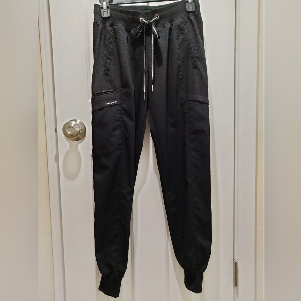 Healing Hands Purple Label Elastic Waistband Jogger Scrub Pants